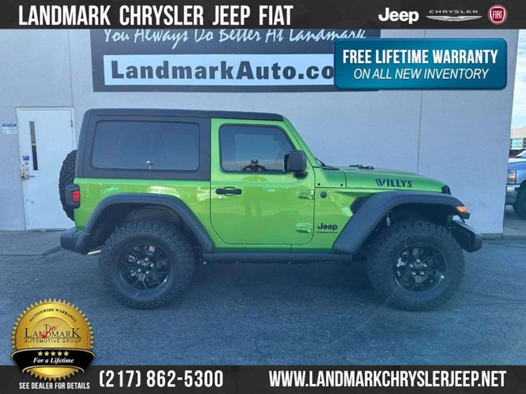 New 2026 Jeep Wrangler Willys 2 Door 4x4 Sport Utility