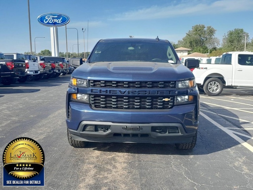 Used 2021 Chevrolet Silverado 1500 4WD Custom Crew Cab Truck