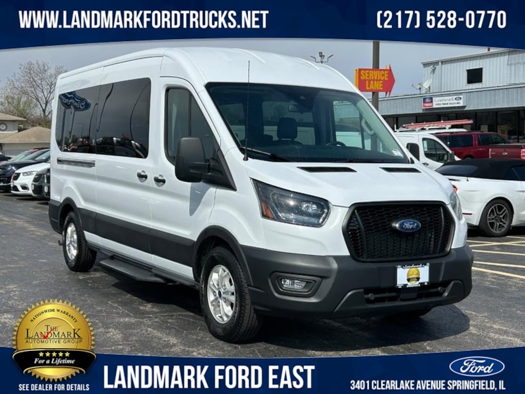 Used 2023 Ford Transit Passenger Wagon T-350 148 Med Roof XL RWD Van