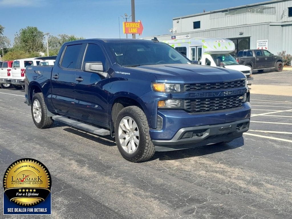 Used 2021 Chevrolet Silverado 1500 4WD Custom Crew Cab Truck