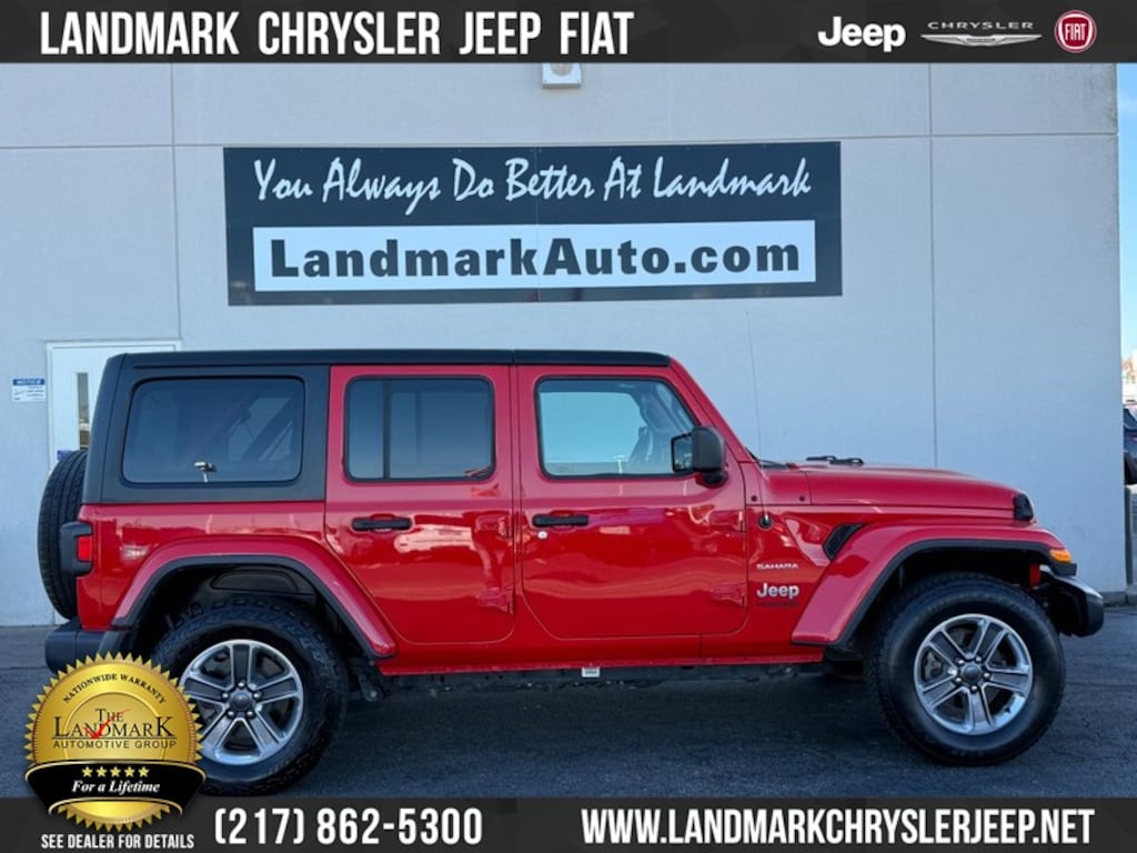 Used 2021 Jeep Wrangler Unlimited Sahara 4x4 SUV