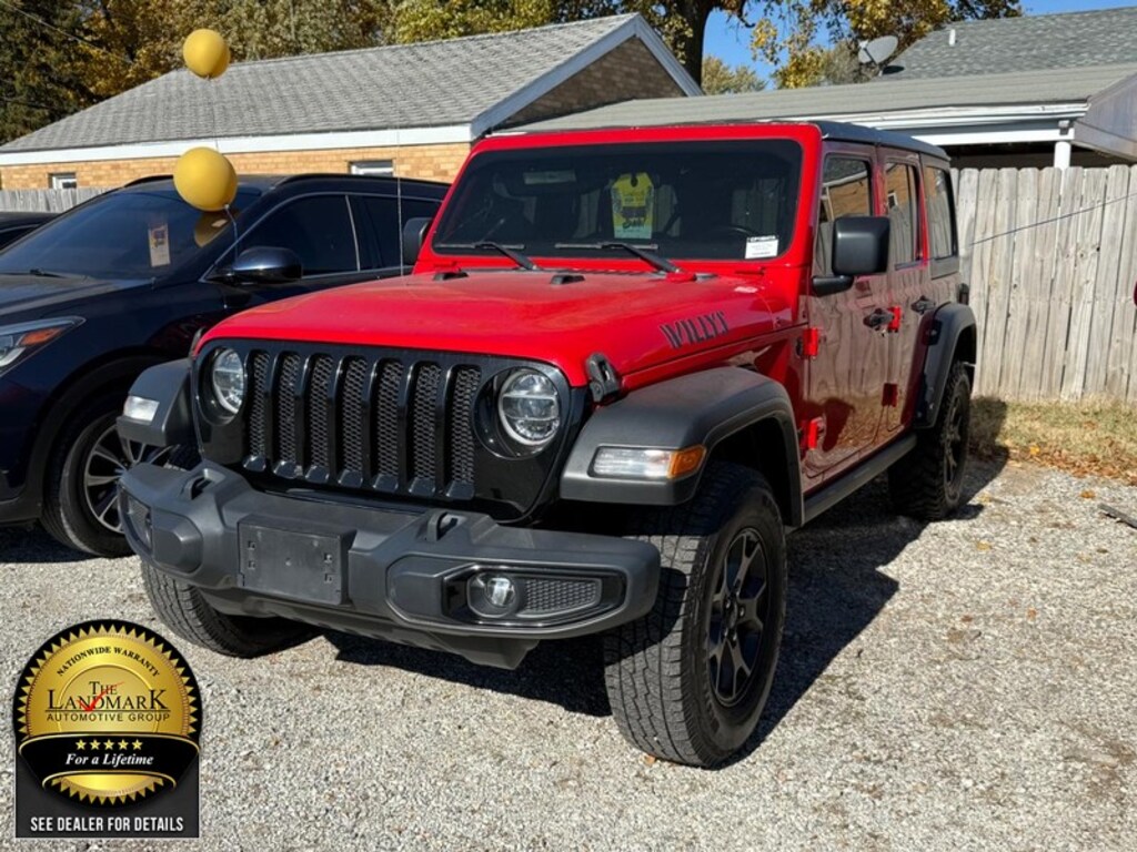 Used 2021 Jeep Wrangler Unlimited Willys 4x4 SUV