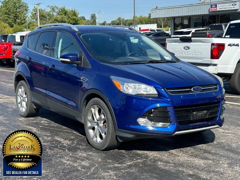 Used 2014 Ford Escape Titanium with VIN 1FMCU0J94EUA90456 for sale in Springfield, IL