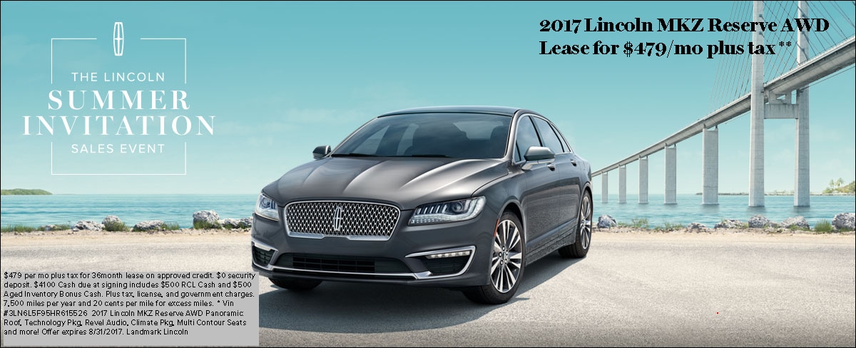 Lincoln Mkz Lease >> Lincoln Mkz Reserve Awd Lease Landmark Lincoln Lincoln Mkz Lease >> Lincoln Mkz Reserve Awd Lease Landmark Lincoln