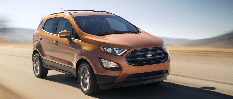 Orange 2018 Ford EcoSport