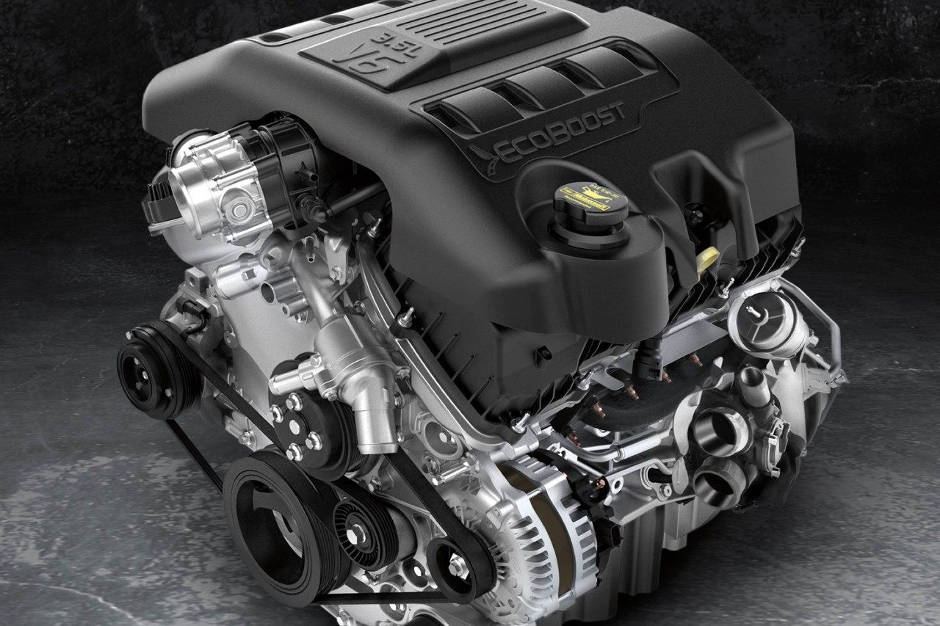 A V6 Ford EcoBoost Engine