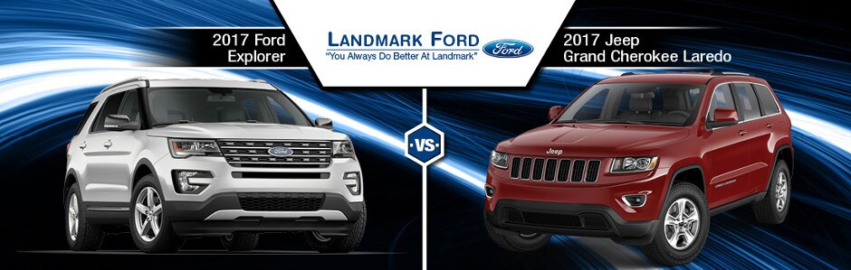 2017 Ford Explorer vs. 2017 Jeep Grand Cherokee Review in Springfield, IL