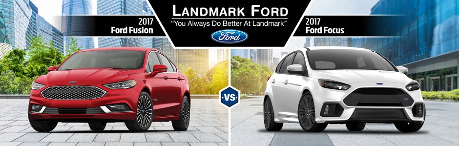 2017 Ford Fusion vs. 2017 Ford Focus Review in Springfield, IL