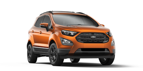 2018 Ford EcoSport SES An orange 2018 Ford EcoSport SES