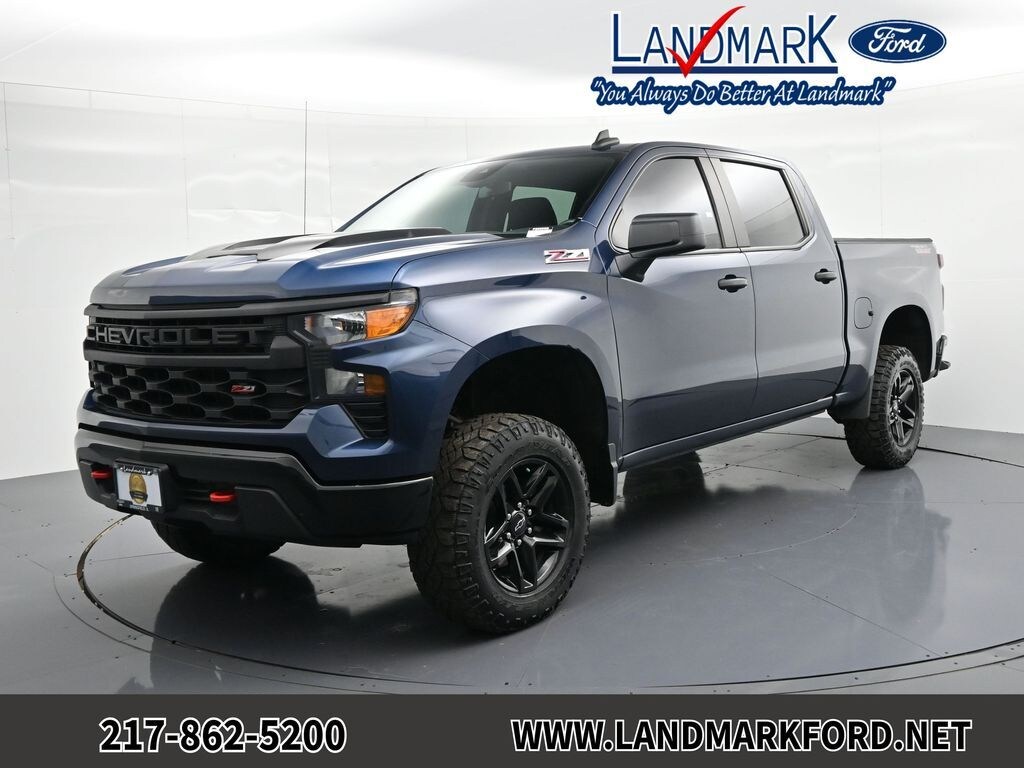 Used 2023 Chevrolet Silverado 1500 Custom Trail Boss Crew Cab Short Bed Truck