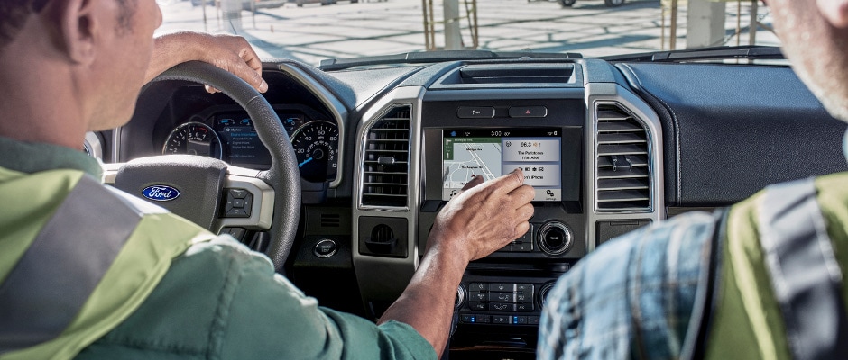 The Ford Sync System on a Ford F-150