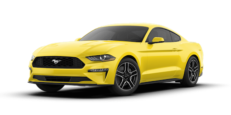 A 2018 Ford Mustang EcoBoost Premium Fastback