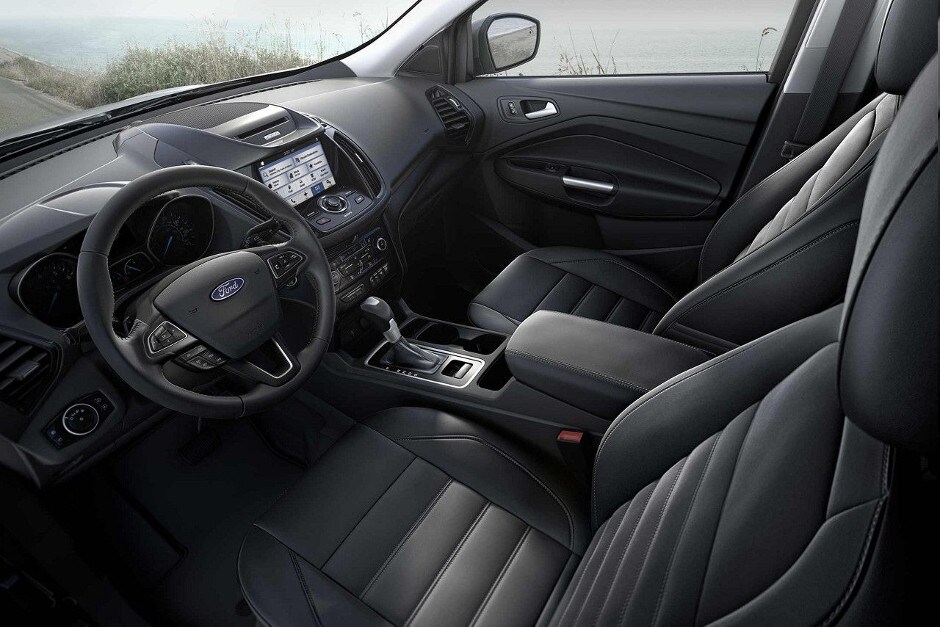 The front interior of the 2018 Ford Escape