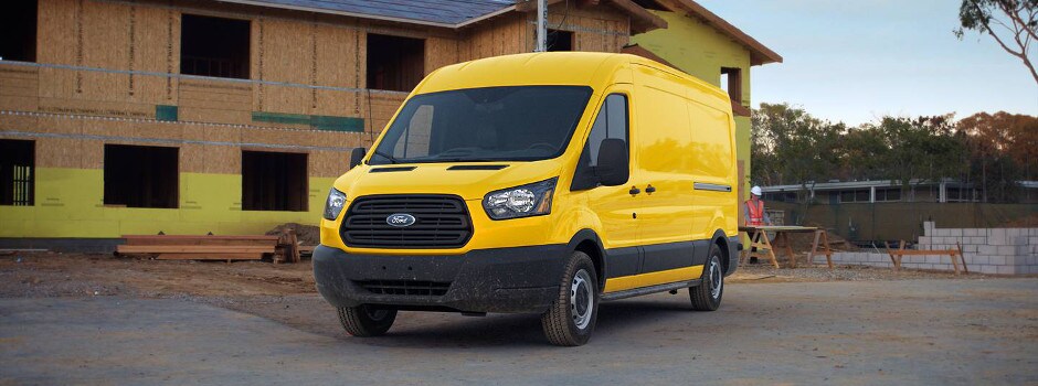 Yellow 2018 Ford Transit