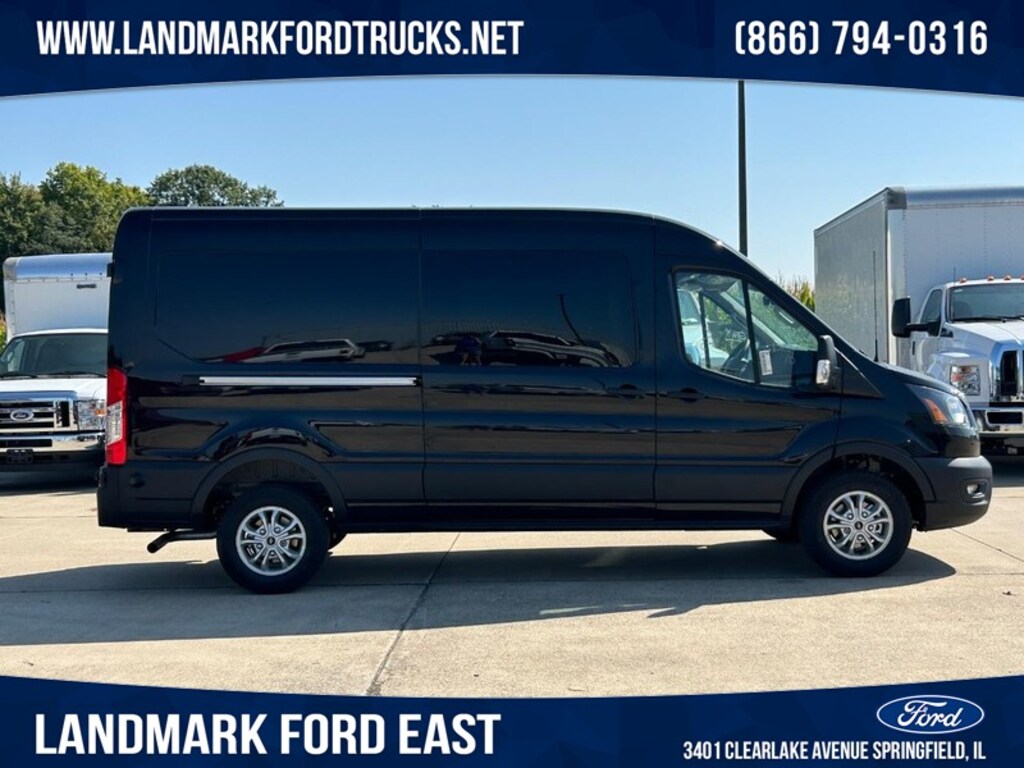 New 2025 Ford Transit Cargo Van T-250 148 Med Rf 9070 Gvwr RWD Van Medium Roof Van
