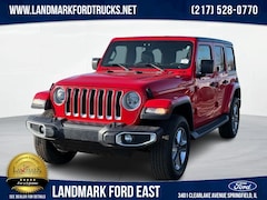 Used 2019 Jeep Wrangler Unlimited Sahara SUV for sale in Springfield, IL