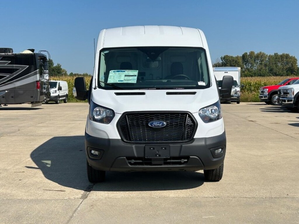 New 2025 Ford Transit Cargo Van T-250 148 Med Rf 9070 Gvwr RWD Van Medium Roof Van