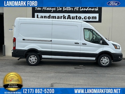 Pre-Owned 2025 Ford Transit Cargo Van T-250 148 Med Rf 9070 Gvwr RWD Van for sale in Springfield, IL
