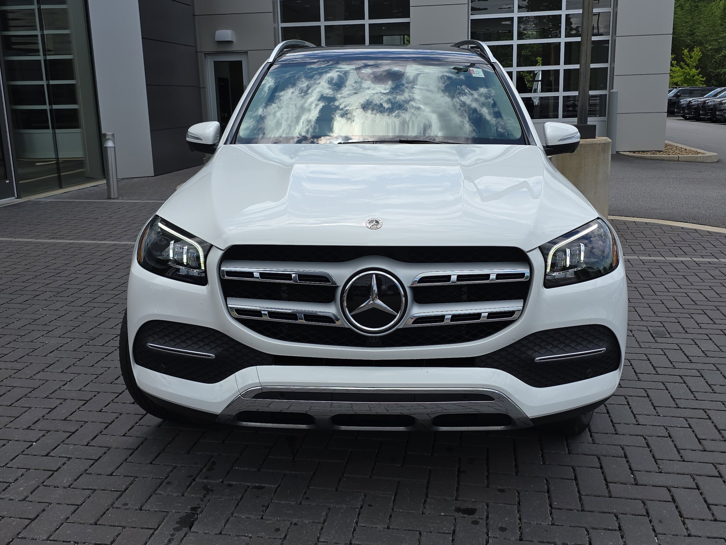 Used 2021 Mercedes-Benz GLS GLS450 with VIN 4JGFF5KE8MA550606 for sale in Arden, NC