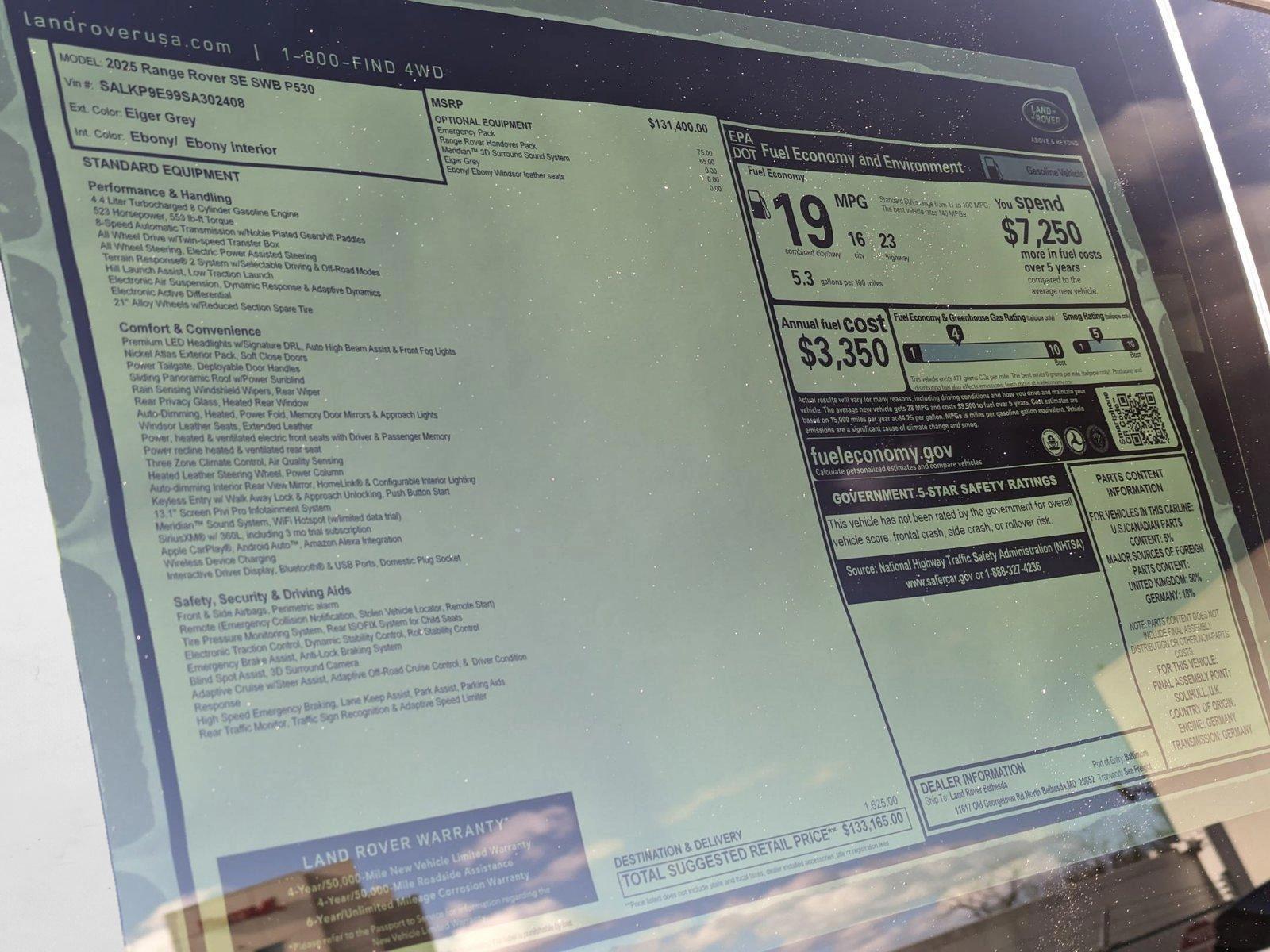 2025 Land Rover Range Rover SE - Photo 20