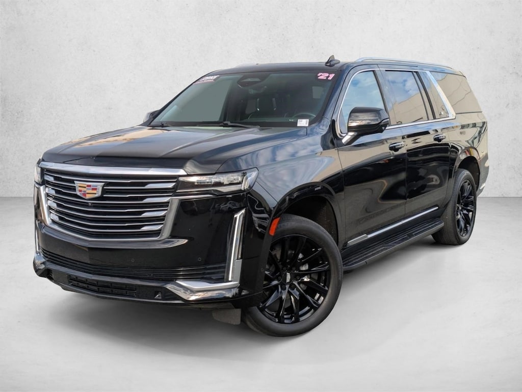 Used 2021 CADILLAC Escalade ESV Premium Luxury Platinum 4x4 SUV