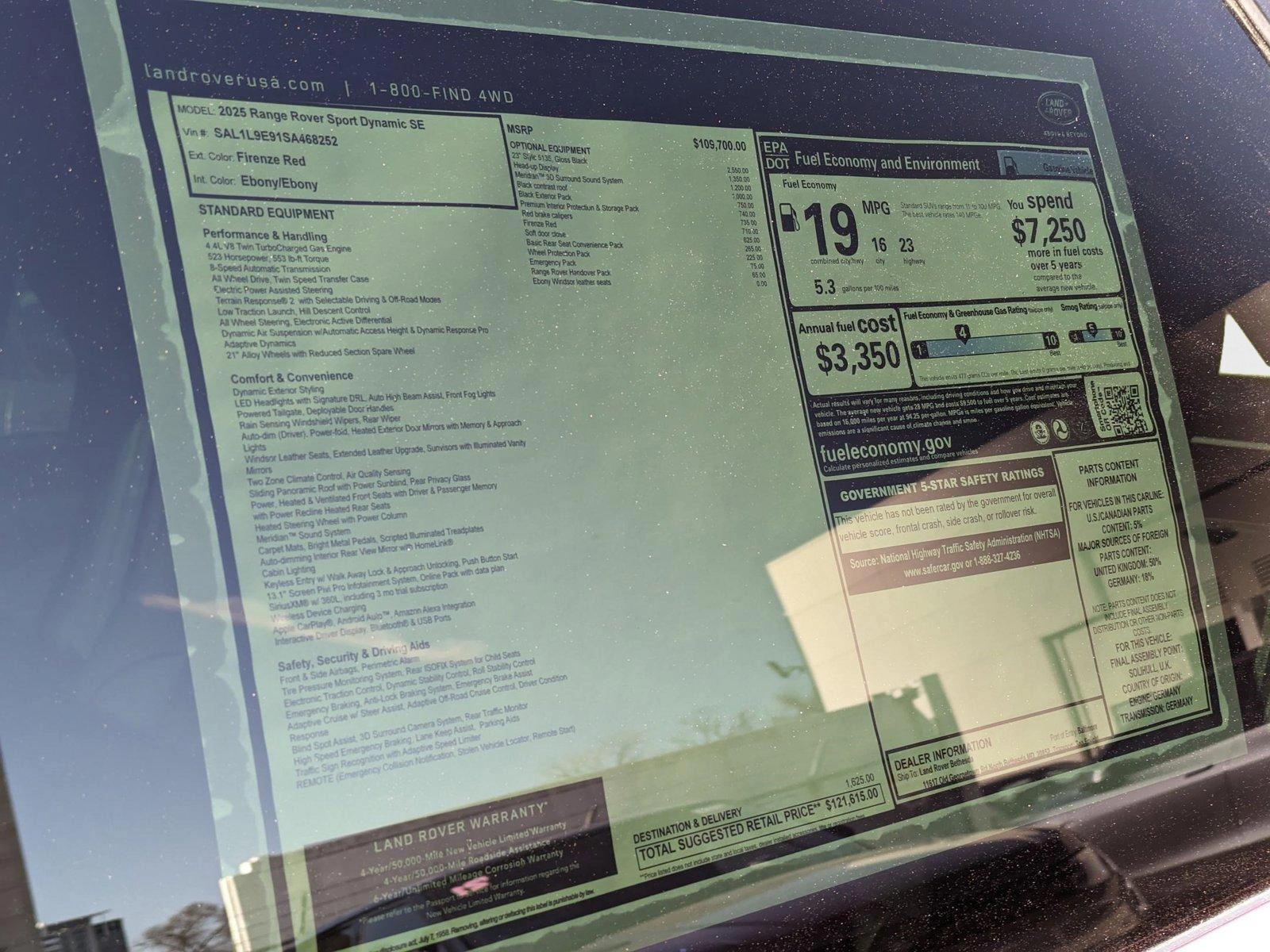 2025 Land Rover Range Rover Sport Dynamic SE - Photo 20