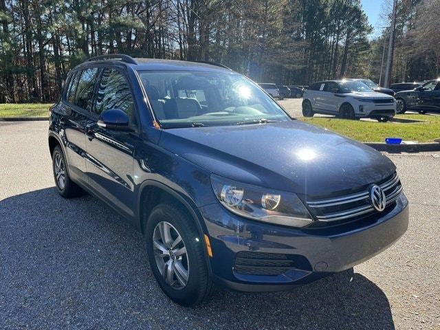 Used 2016 Volkswagen Tiguan S with VIN WVGAV7AX7GW593210 for sale in Cary, NC