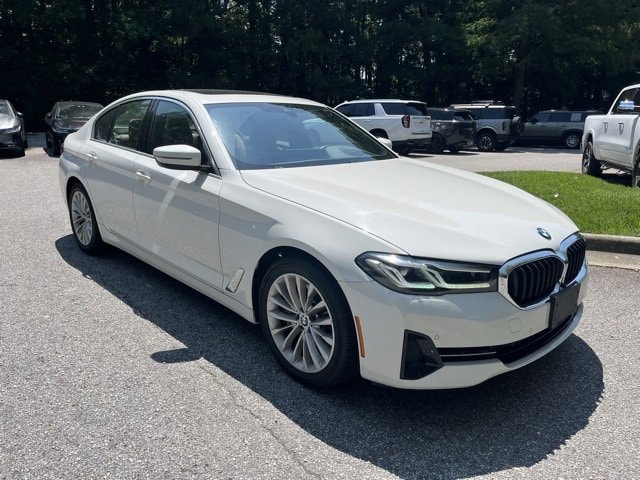 Used 2022 BMW 5 Series 530i with VIN WBA13BJ01NWX71736 for sale in Cary, NC