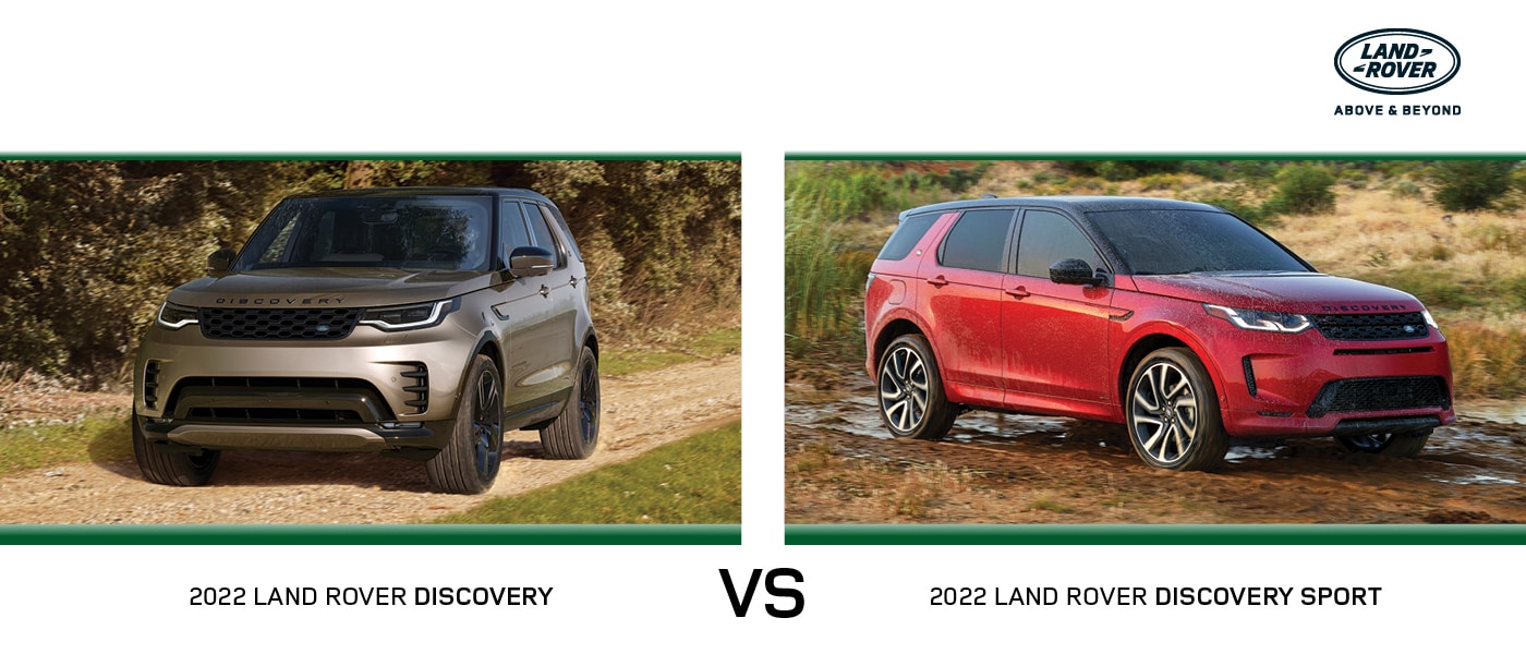 2022 Land Rover Discovery vs. Discovery Sport Interior, Performance