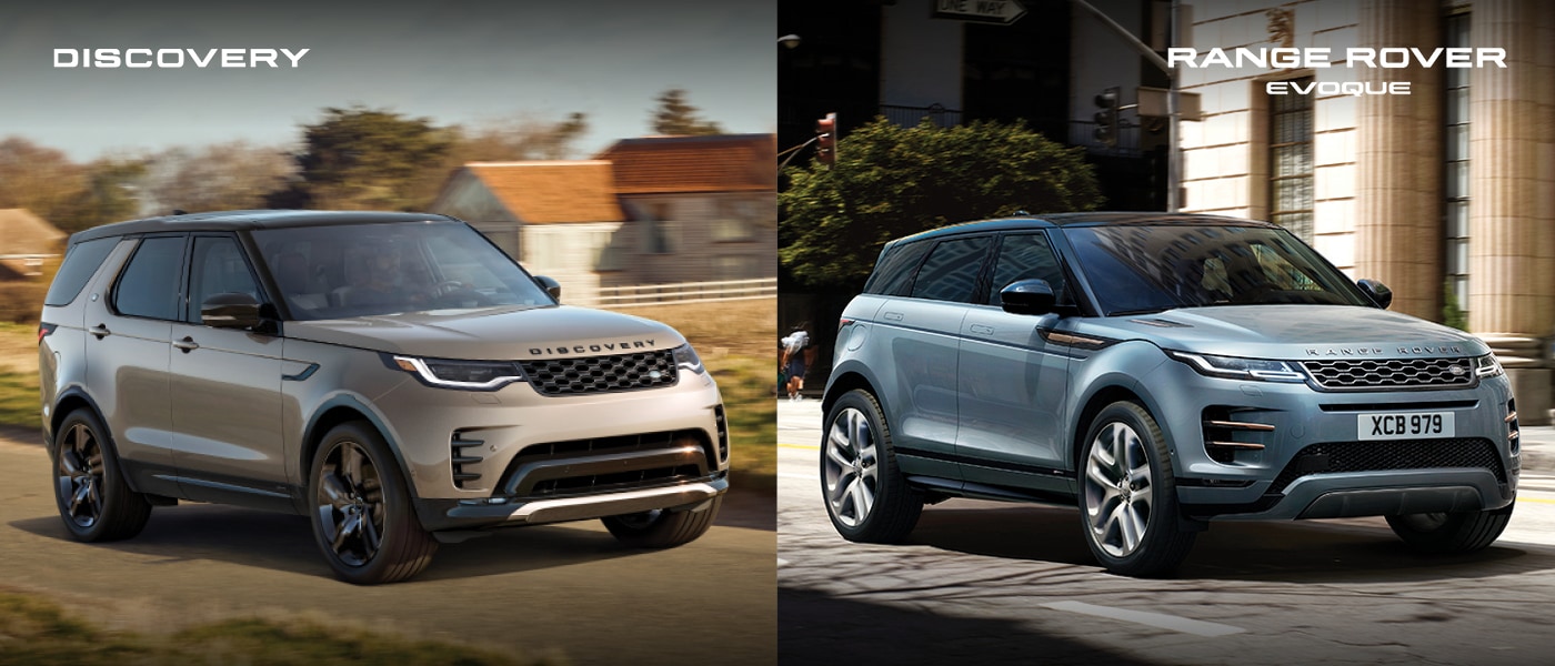 2023 Land Rover Discovery vs. Range Rover Evoque