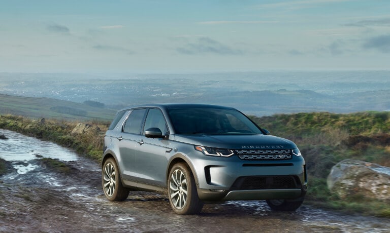 2022 Land Rover Discovery Sport Exterior Driving Near Coast