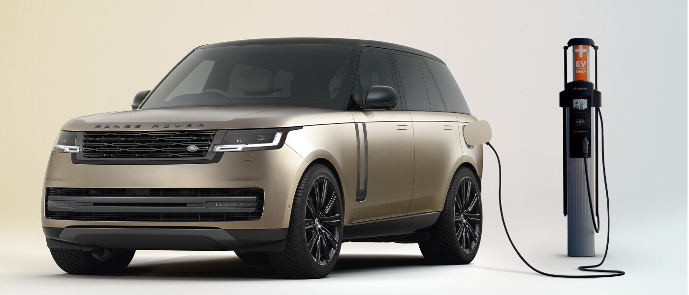 2025 Range Rover Exterior Connected To Charging Station