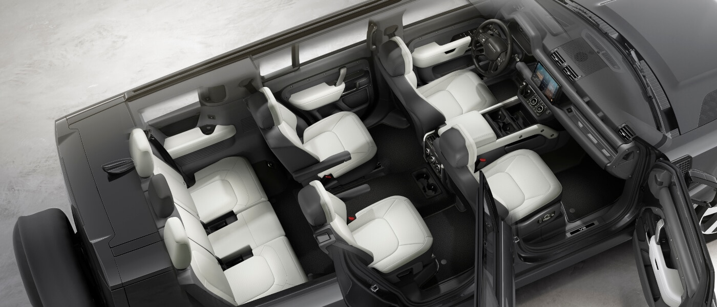 2025 Land Rover Defender Interior Top View Cut Away