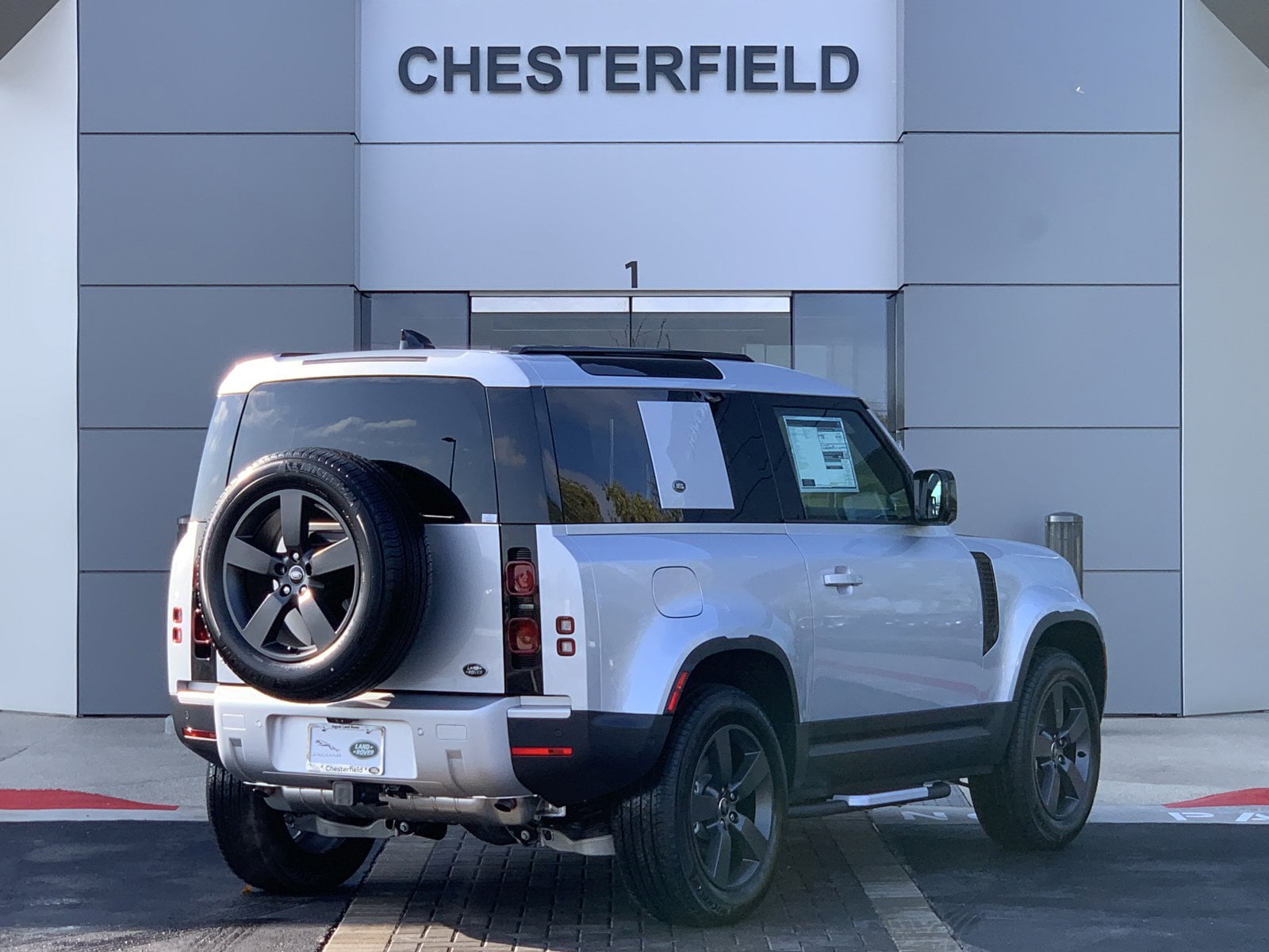 Certified 2023 Land Rover Defender S with VIN SALEJ6EX1P2244436 for sale in Chesterfield, MO