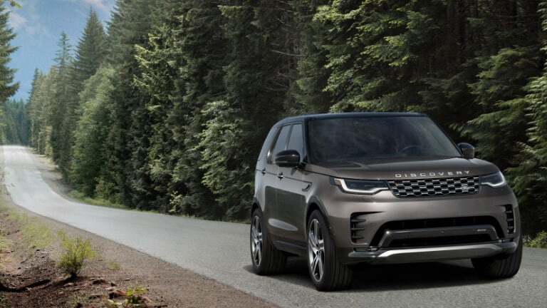 2024 Land Rover Discovery Exterior Driving In A Forest
