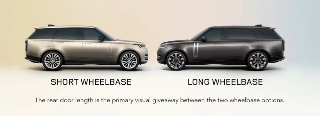Range Rover Short Wheel Base (SWB) vs Long Wheel Base (LWB)