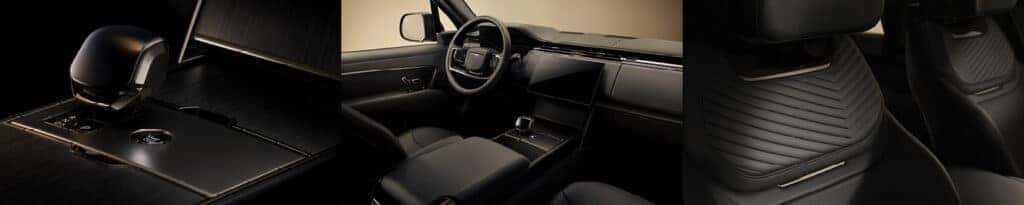range rover sv black interior photos