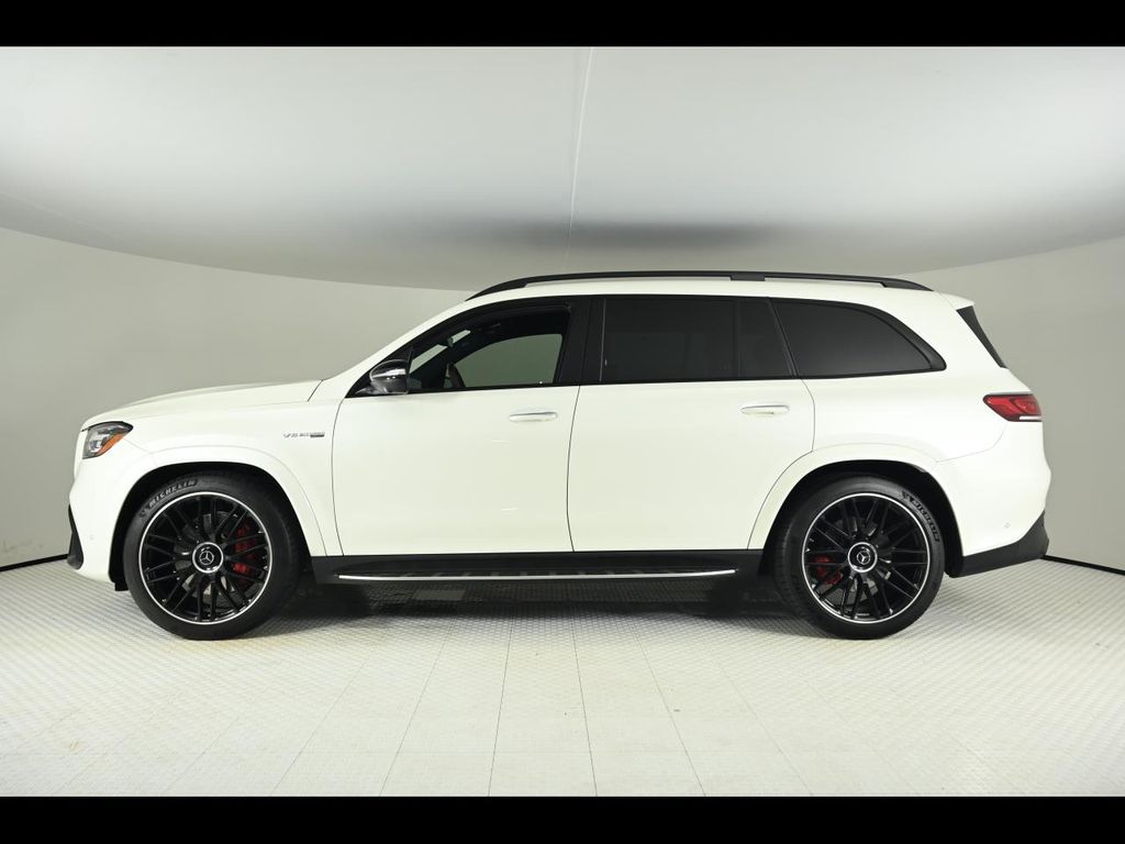 Used 2021 Mercedes-Benz GLS AMG GLS63 with VIN 4JGFF8KE6MA413701 for sale in Coral Gables, FL