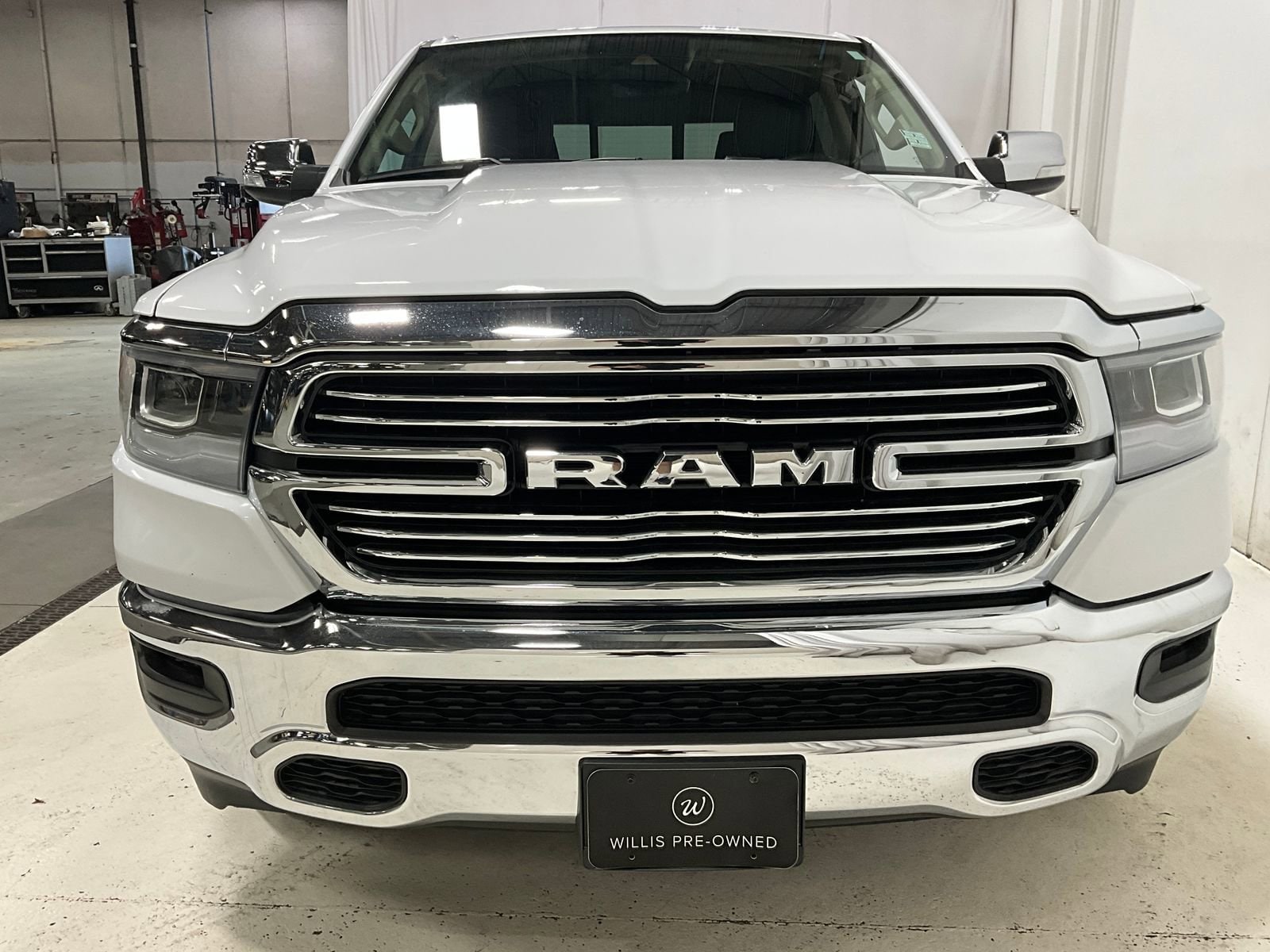 Used 2021 RAM Ram 1500 Pickup Laramie with VIN 1C6SRFJT6MN638229 for sale in Des Moines, IA