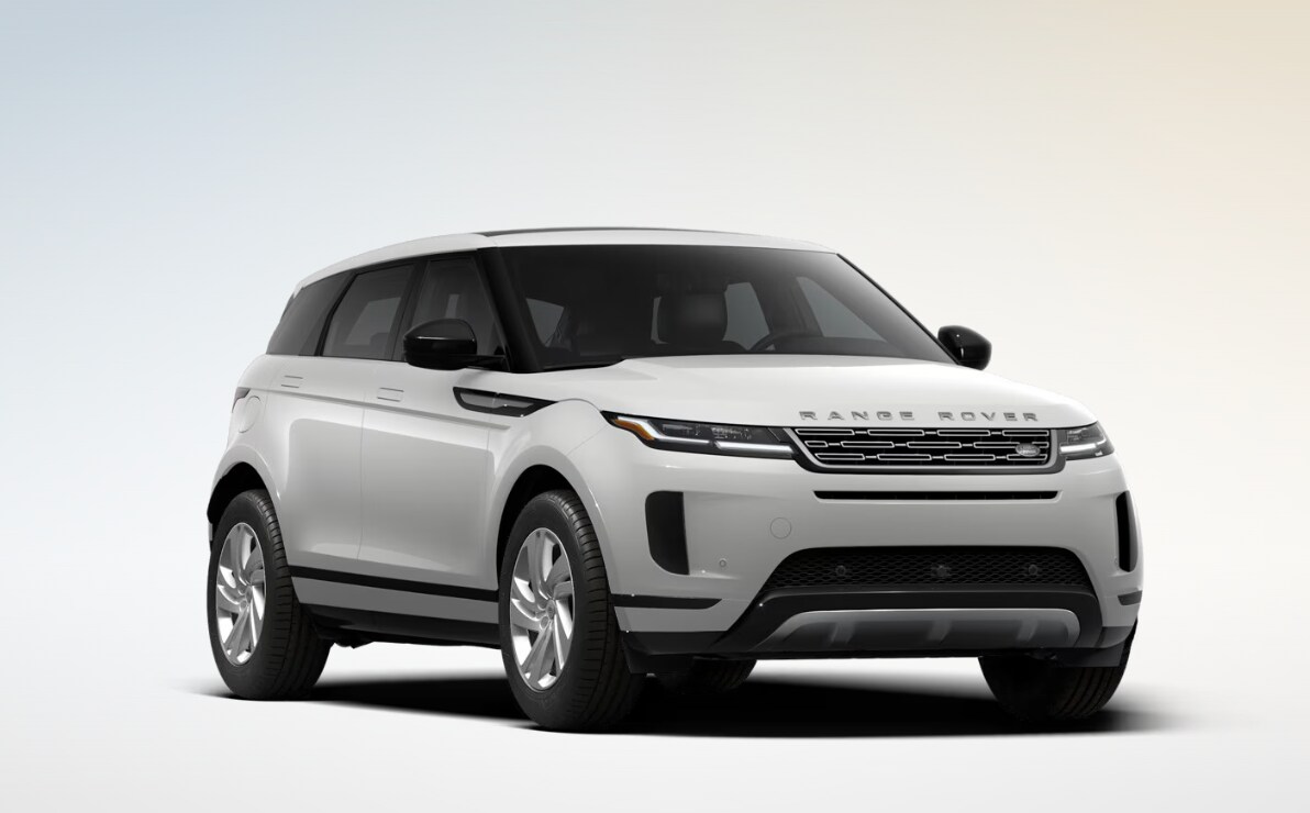 New Range Rover Evoque in the showroom