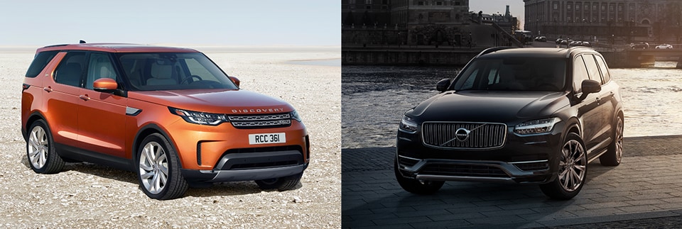 Land Rover Discovery vs. Volvo XC90 Comparison