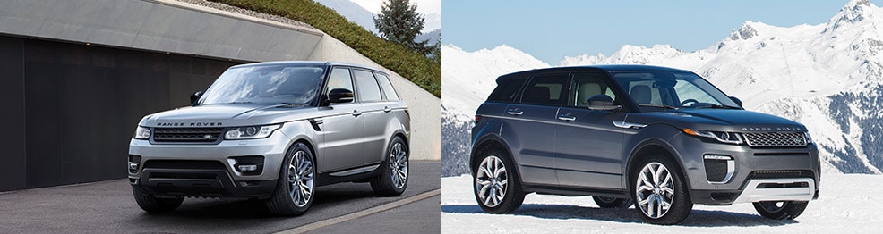 Range Rover Sport Vs Range Rover Evoque Comparison