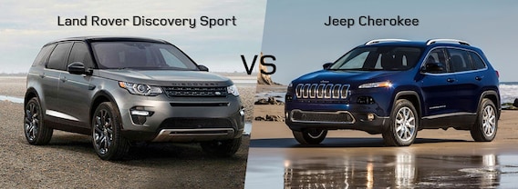 Jeep Cherokee Vs Discovery Sport Land Rover Greenville