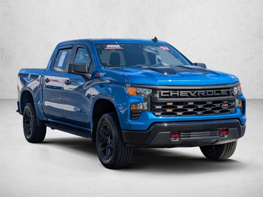 Used 2022 Chevrolet Silverado 1500 Custom Trail Boss Crew Cab Pickup