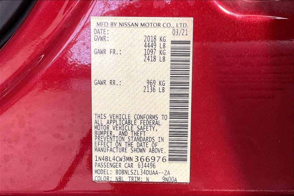 2021 Nissan Altima SR - Photo 33