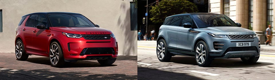 2020 Land Rover Discovery Sport vs Range Rover Evoque