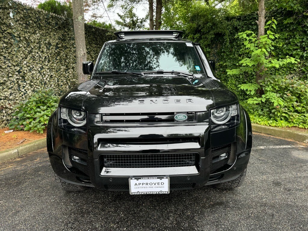 Certified 2023 Land Rover Defender S with VIN SALEJEEX6P2124268 for sale in Huntington, NY
