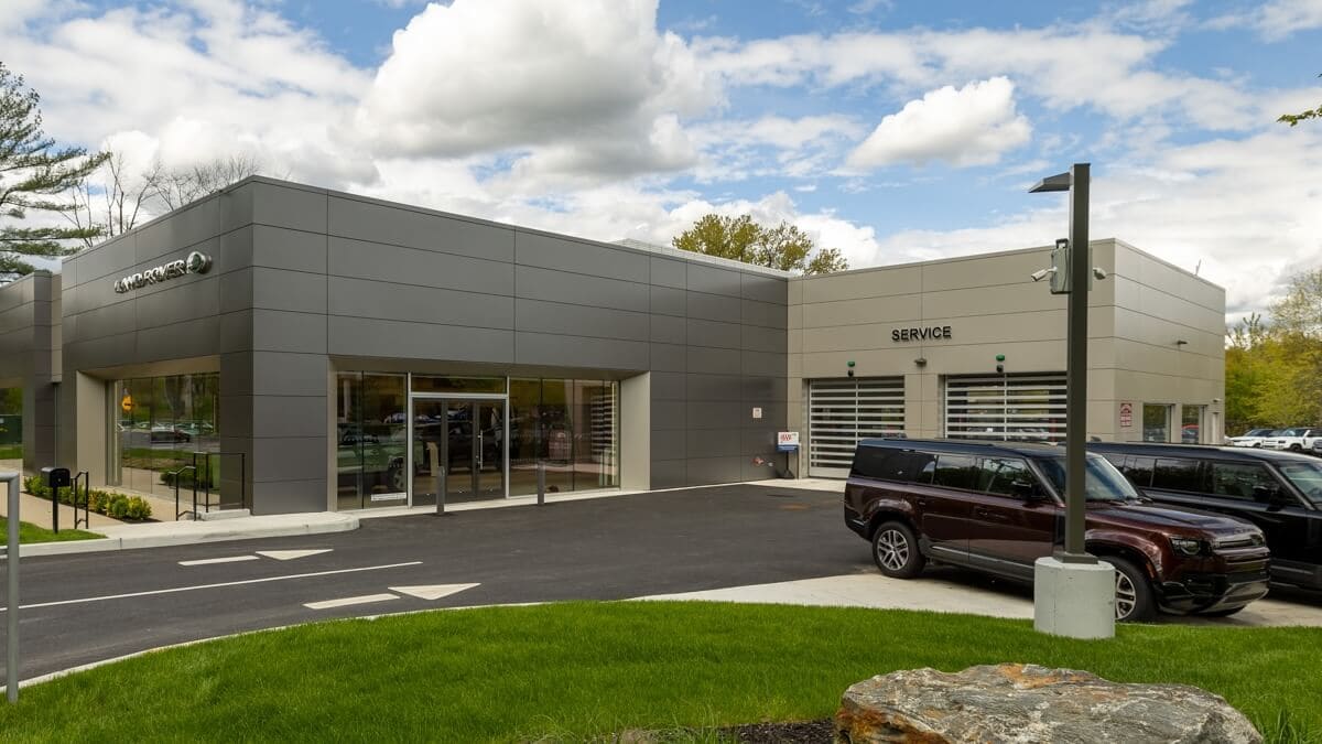 Exterior view of Land Rover Mt. Kisco