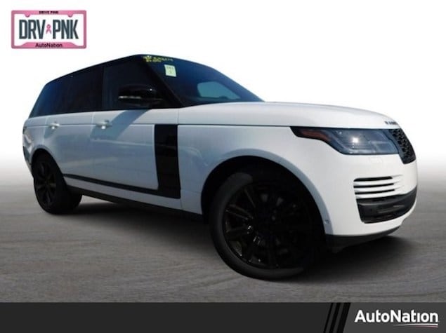 2019 Range Rover in white and black