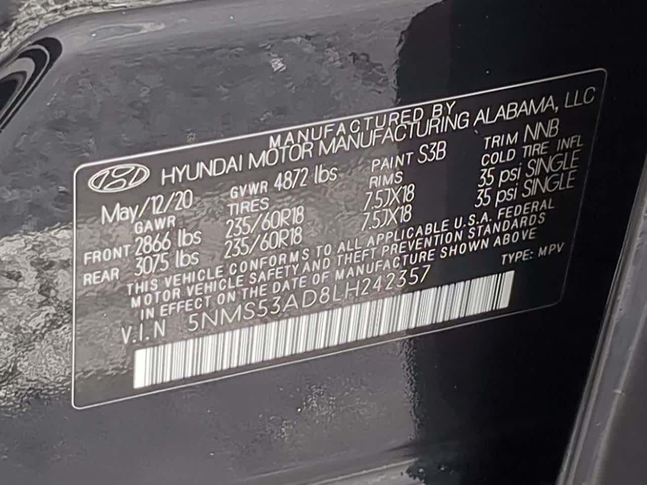 Thumbnail: 2020 Hyundai Santa Fe - 38